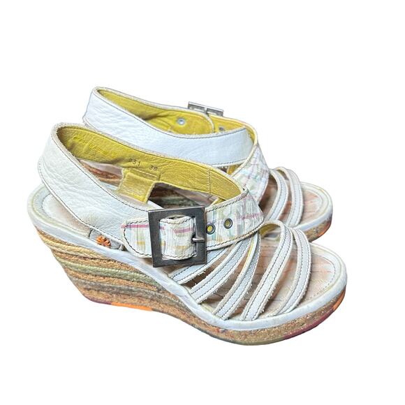 The Art Company Multicolor Graffiti Wedge Sandals - Size 7.5 - Picture 5 of 16